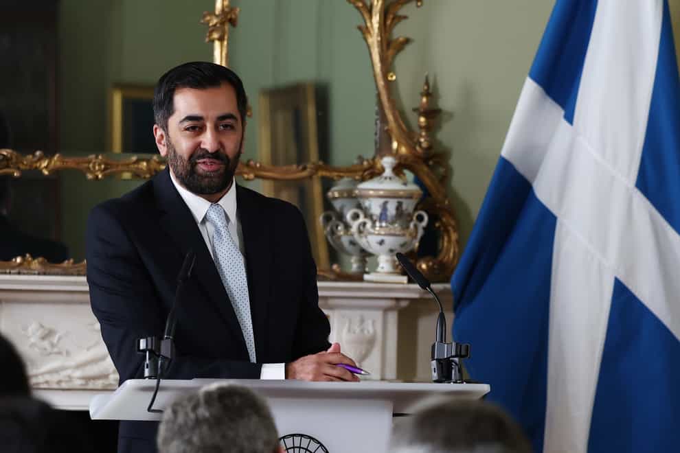 Humza Yousaf faces a potential vote of no confidence in his leadership next week (Jeff J Mitchell/PA)