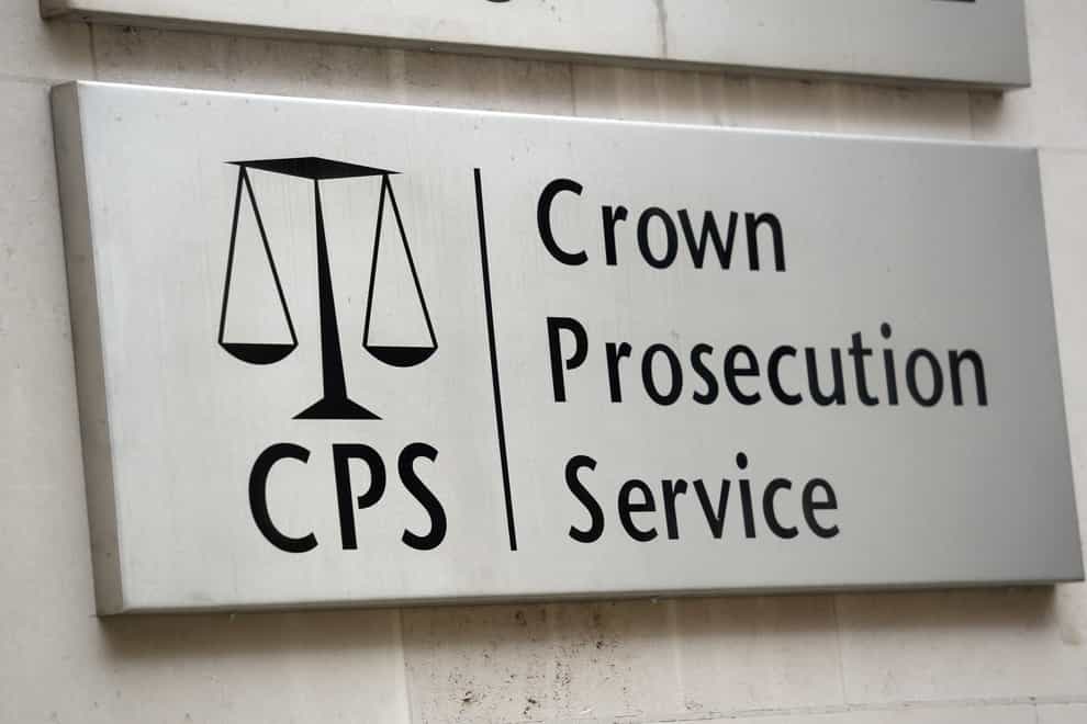 A view of signage for the Crown Prosecution Service (Kirsty O’Connor/PA)