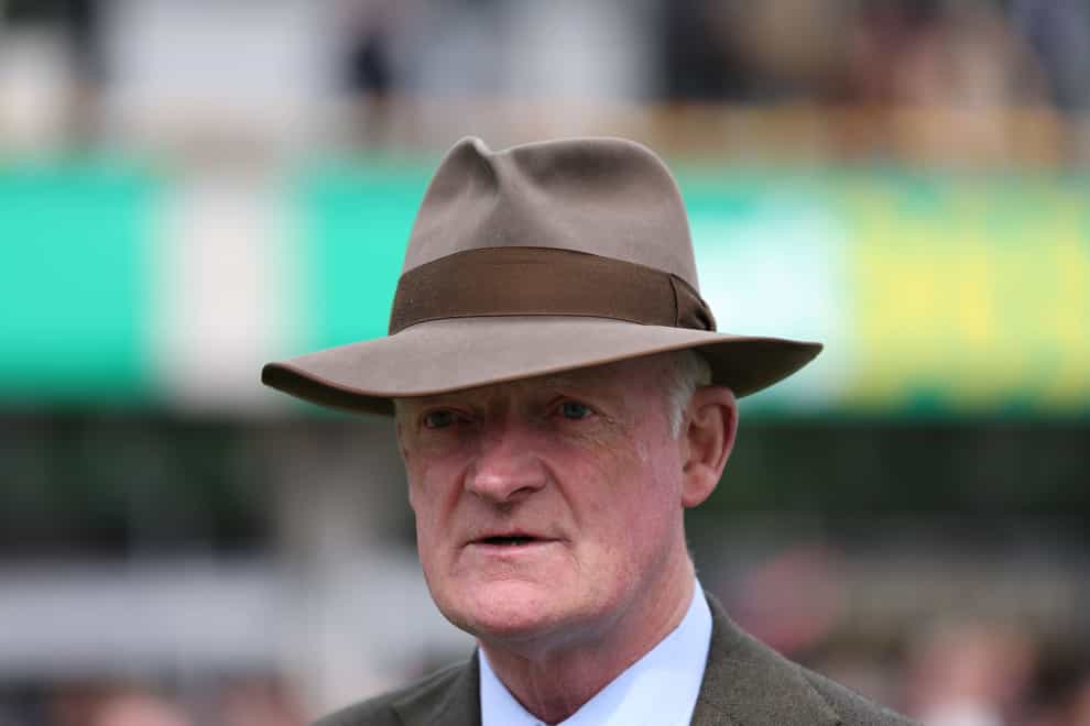 Trainer Willie Mullins on bet365 Jump Finale day at Sandown Park Racecourse, Esher. Picture date: Saturday April 27, 2024.
