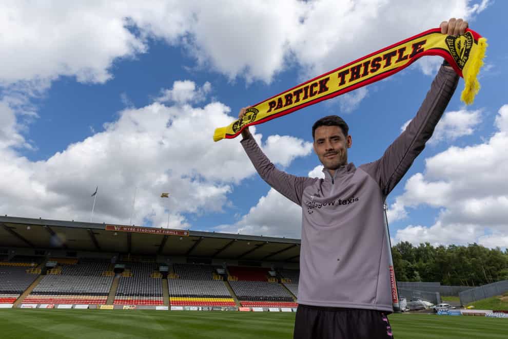 Brian Graham had a goal ruled out for Partick Thistle (Jeff Holmes/PA)