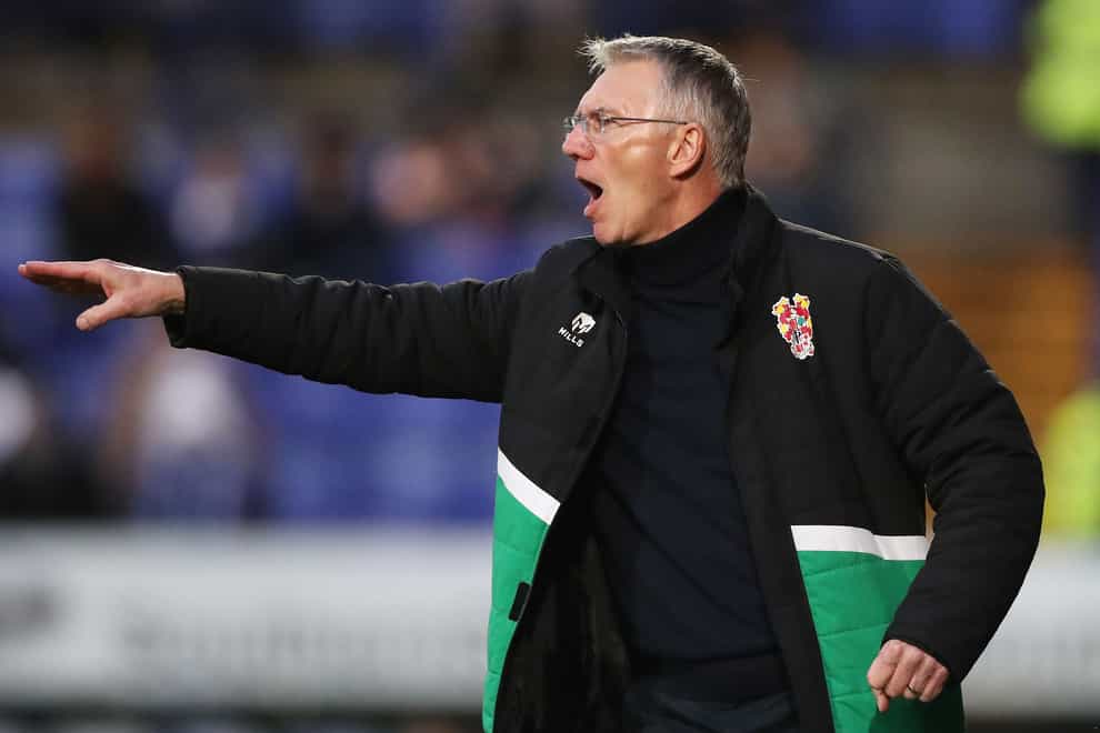 Tranmere manager Nigel Adkins is working hard behind the scenes (Tim Markland/PA)
