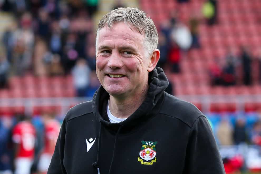 Phil Parkinson wants Wrexham to be competitive in League One next season (Barrington Coombs/PA)