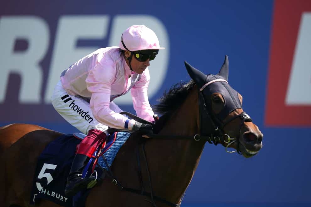 Emily Upjohn winning the Coronation Cup at Epsom (Mike Egerton/PA)