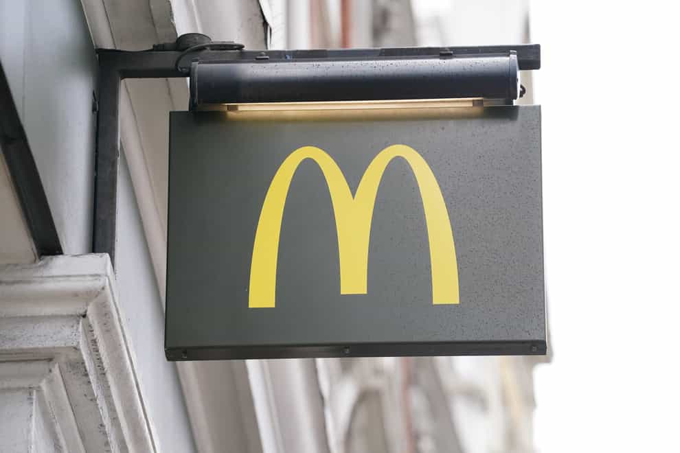 McDonald’s have reported lower than expected sales (Jonathan Brady/PA)