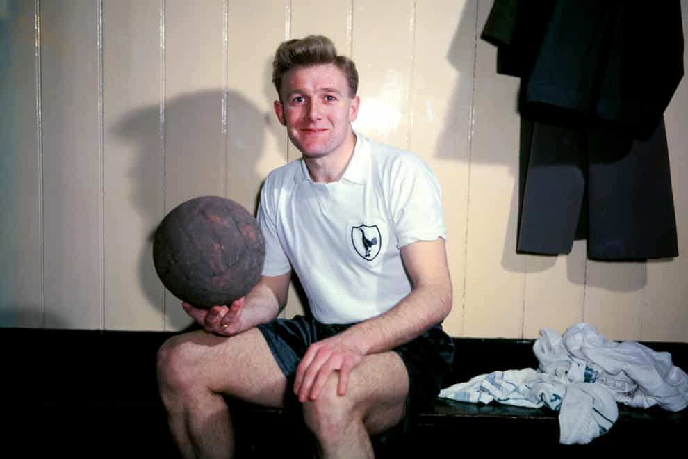 Terry Medwin played over 215 games for Tottenham and was part of the club’s 1960-61 double-winning side (PA)