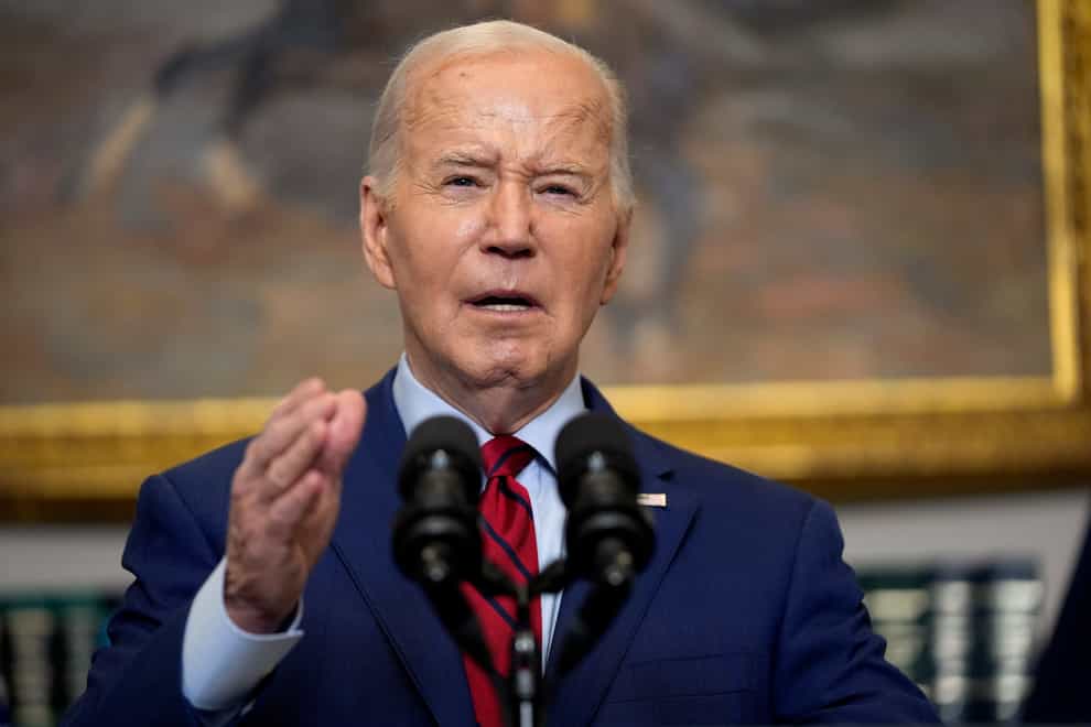 President Joe Biden has said dissent must never lead to disorder (AP Photo/Evan Vucci)