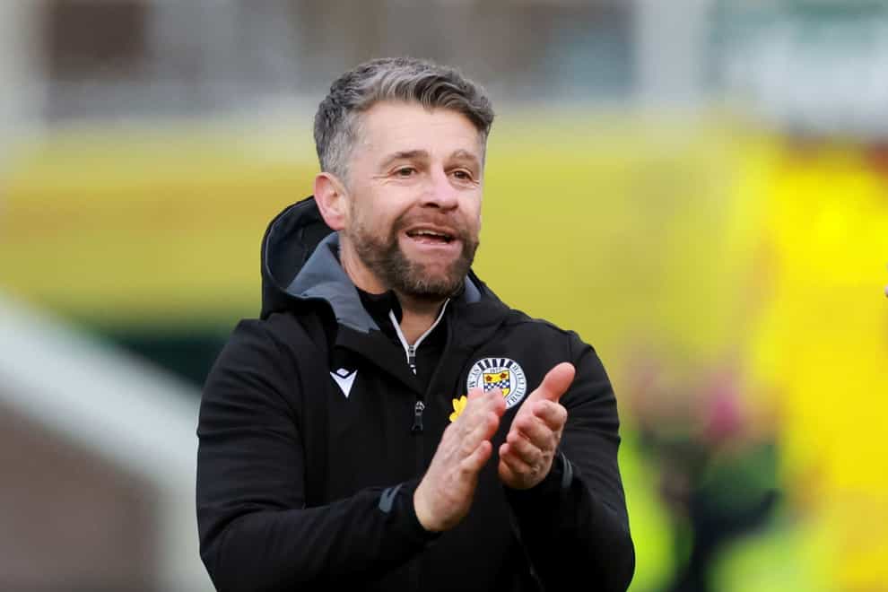 Stephen Robinson was thrilled with his team’s victory over Dundee (Steve Welsh/PA)