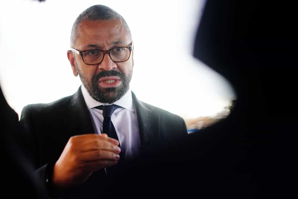 James Cleverly was speaking in the House of Commons (Victoria Jones/PA)