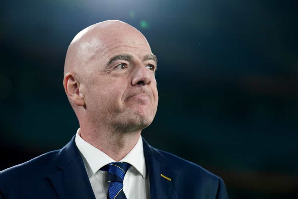 FIFA and its president Gianni Infantino have been threatened with legal action if the Club World Cup is not rescheduled (Zac Goodwin/PA)